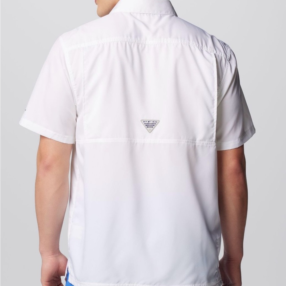 Men’s PFG Slack Tide™ Camp Shirt White Size XXL - Picture 8 of 9